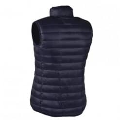 Gilet chauffant dos bleu foncé