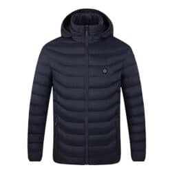 Doudoune chauffante bleu foncé