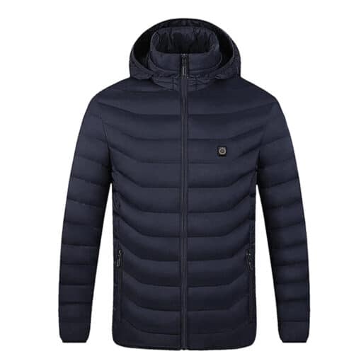 Doudoune chauffante bleu foncé