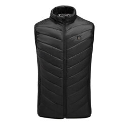 gilet chauffant électrique noir