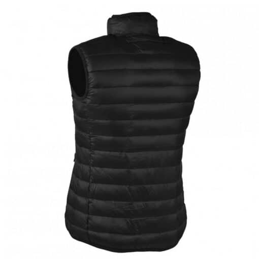 Gilet chauffant dos noir