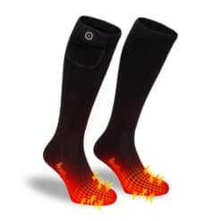 Chaussettes chauffantes pour les sports d'hiver