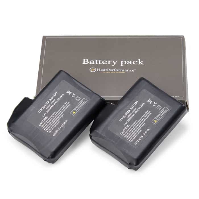 Un jeu de batteries  2600 mAh - rechargeables - HeatPerformance®