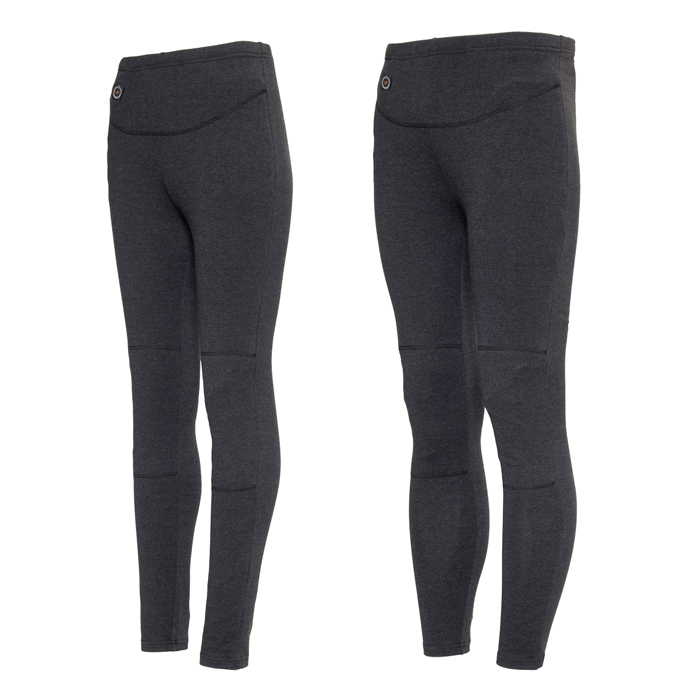 Pantalon Leggings Chauffant Femme Thermique Électrique Hiver Noir