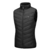 verwarmde dames bodywarmer zwart